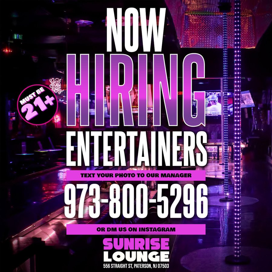 Sunrise Now Hiring Entertainers